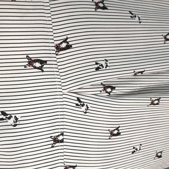 JANE & DELANCEY* 100% rayon long sleeve button down shirttail hem blouse w/ - Picture 6 of 11